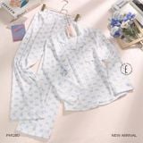  BỘ PYJAMA LỤA DÀI HỌA TIẾT HƯƠNG ĐIỆP PM1280 