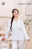  BỘ PYJAMA LỤA DÀI HỌA TIẾT HƯƠNG ĐIỆP PM1280 