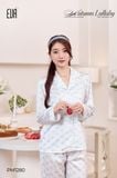  BỘ PYJAMA LỤA DÀI HỌA TIẾT HƯƠNG ĐIỆP PM1280 