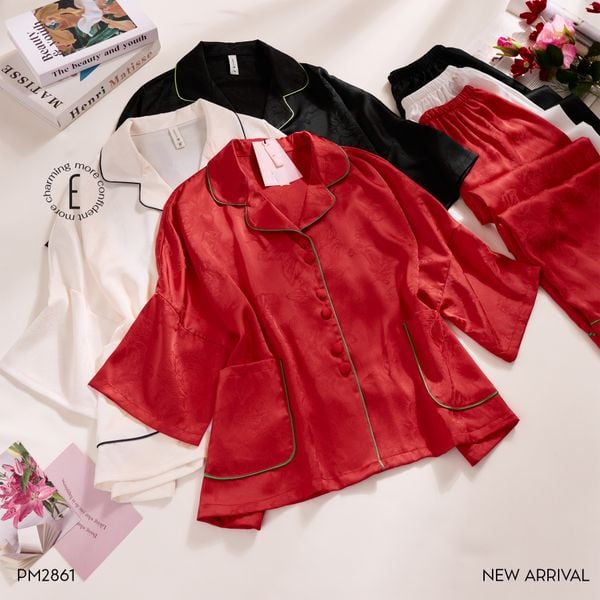  Pyjama lụa Brocade PM2861 