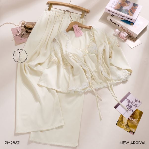  Pyjama lụa Etheareal PM2867 (4 chi tiết) 
