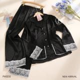  Pyjama dài lụa PM3232 