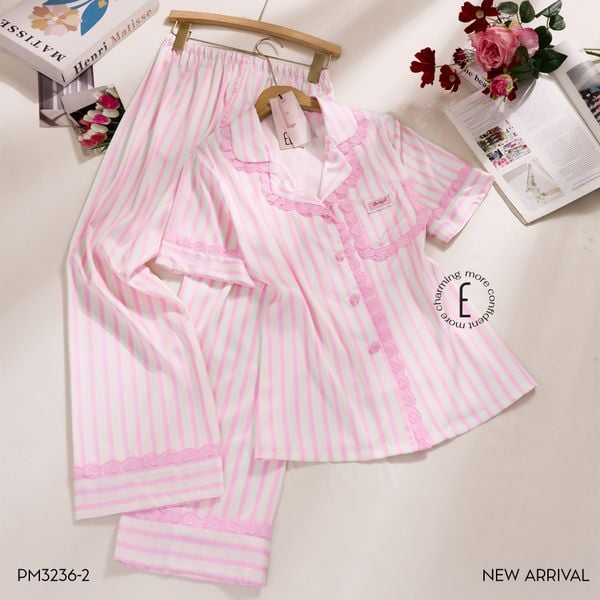  Pyjama lụa Stripe PM3236-2 