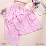 Pyjama lụa dài sọc PM3237 
