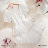  Bộ thô ngắn màu trắng PM3690 