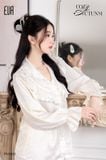  Pyjama dài lụa xước PM3822 