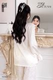  Pyjama dài lụa xước PM3822 