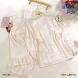 Pyjama dài lụa xước PM3822 