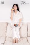  Pyjama dài lụa satin PM3823 