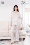  Pyjama dài lụa satin PM3823 