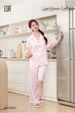  BỘ PYJAMA LỤA PHỐI BÈO VIỀN LƯỢN SÓNG LUMINA PM3823 