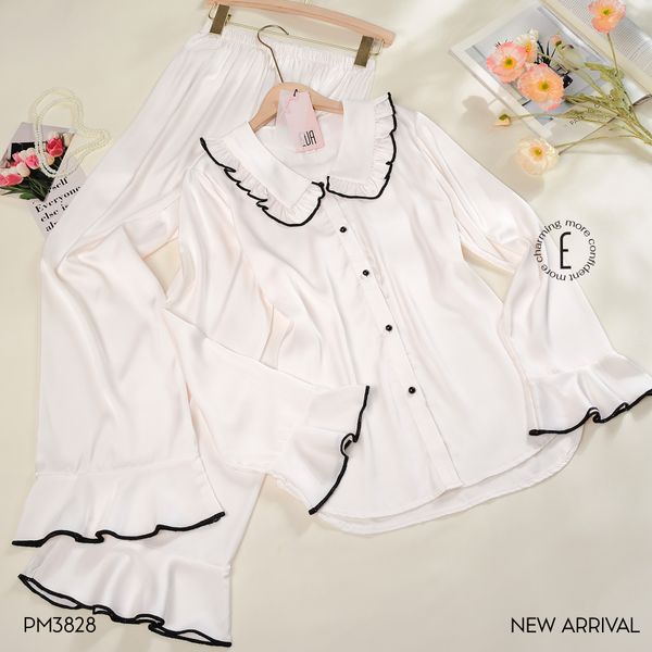  Pyjama dài lụa satin PM3828 