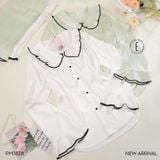  Pyjama dài lụa satin PM3828 