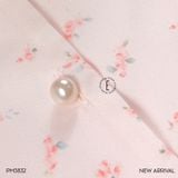 Pyjama lụa viền ren hoa nhí PM3832 