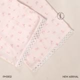  Pyjama lụa viền ren hoa nhí PM3832 