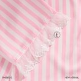  Pyjama lụa dài sọc hồng PM3892-3 