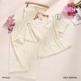  Pyjama dài lụa mềm PM4634 