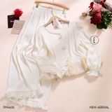  Pyjama dài lụa satin mềm PM4636 