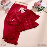  Pyjama lụa quần dài tay ngắn PM4637 