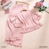  Pyjama lụa quần dài tay ngắn PM4637 