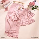  Pyjama lụa quần dài tay ngắn PM4637 