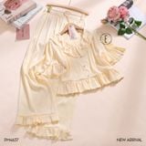  Pyjama lụa quần dài tay ngắn PM4637 