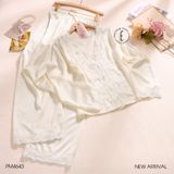  Pyjama dài lụa satin mềm PM4643 