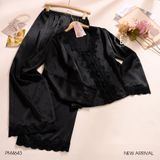  Pyjama dài lụa satin mềm PM4643 