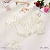  Serenity Pyjama - Bộ lụa cổ tròn PM4666 