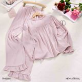  Serenity Pyjama - Bộ lụa cổ tròn PM4666 