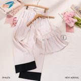  L’Amour Pyjama - Bộ lụa viền PM4676 (3 món) 