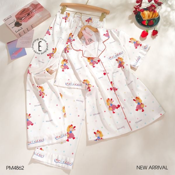  Bộ pyjama lụa 3 món PM4862 