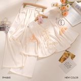  Bộ pyjama lụa 4 món PM4865 