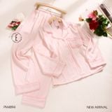  Pyjama dài lụa xước PM4894 