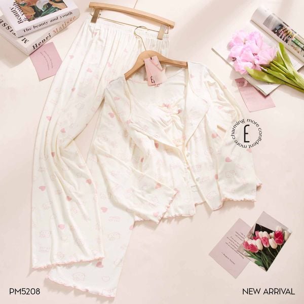  Bộ thun dài 3 món PM5208 