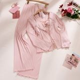  Bộ thun dài phối ren đính nơ PM5245 