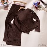 Bộ thun dài PM5264 beo nâu 