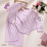  Bộ thun dài 3 món PM5275 màu tím 