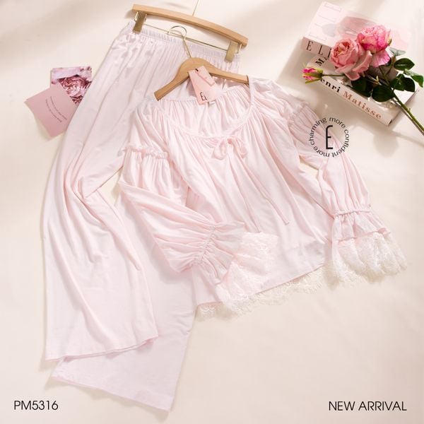  Bộ thun dài phối ren PM5316 