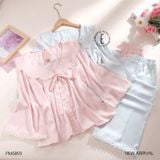  Pyjama lụa tiểu thư dài PM5893 