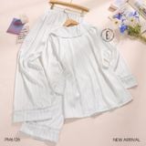  Pyjama lụa sọc PM6126 