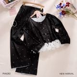  PM6282 - Pyjama dài polka dots 