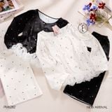  PM6282 - Pyjama dài polka dots 