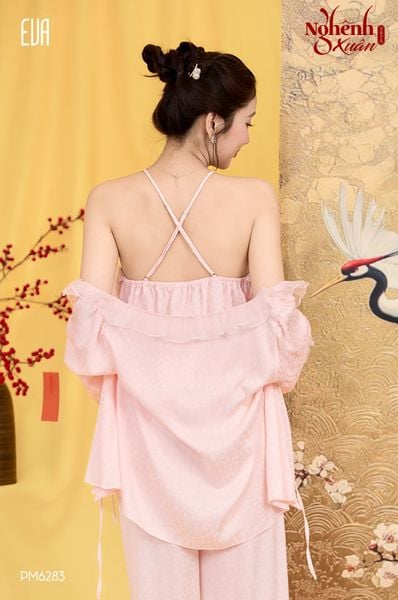  Xuân Nghênh - PM6283 - Bộ lụa gấm 3 chi tiết 