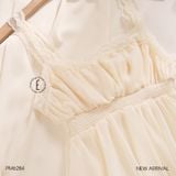  Bộ lụa dài phối lưới 3 chi tiết PM6284 