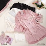  Pyjama lụa quần dài tay ngắn PM6426-2 
