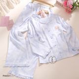  Bộ ngủ pijama lụa dài PM89 ( nhiều hoạ tiết) 