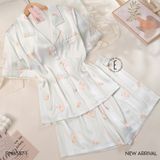  Pyjama lụa ngắn PM6587-1 