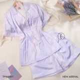  Pyjama lụa ngắn màu ombre PM6615-1 