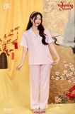  PM6631-1 | Pyjama quần dài tay ngắn hình trái tim 